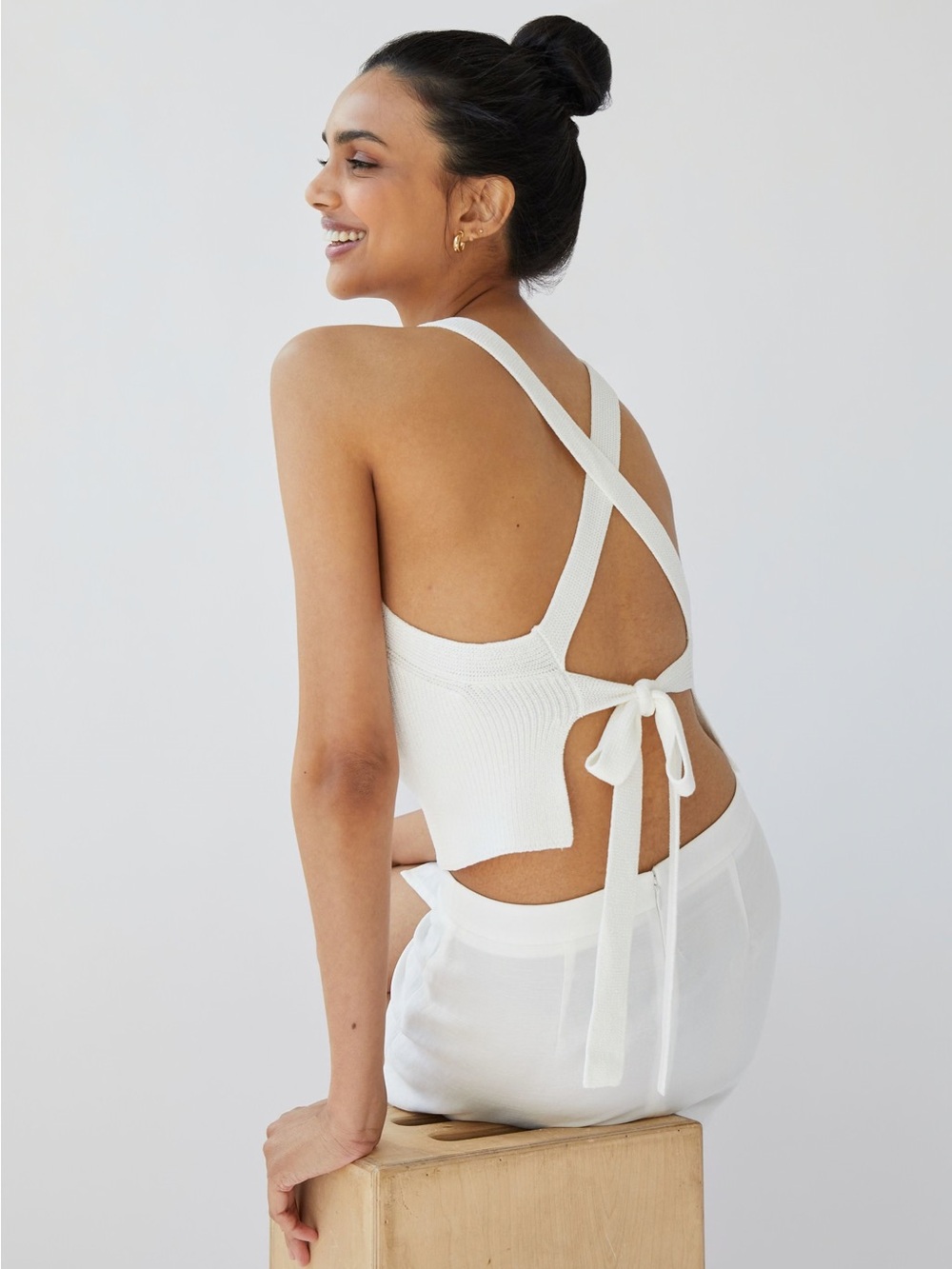 Wilfred Cayenne Open Cross Back Top